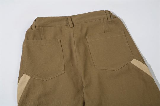 Fashion Stitching Loose Cool Trousers Men