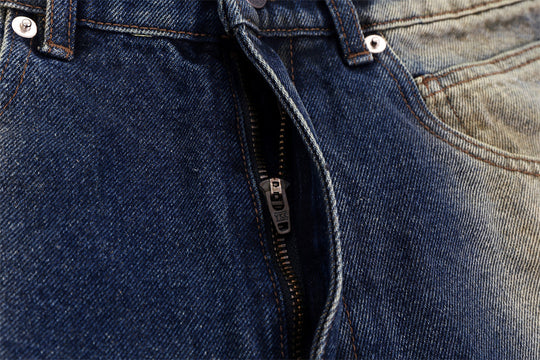 Fashion Wide-leg Denim Trousers For Men