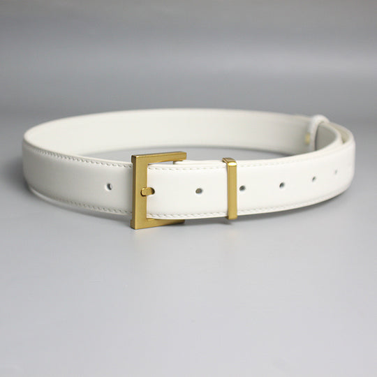Women's Leather Versatile Jeans Belt
