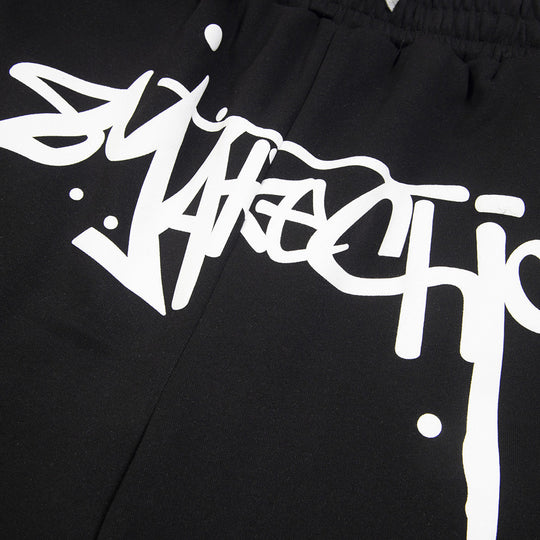 Gothic Lettered Casual Shorts For Men And Women
