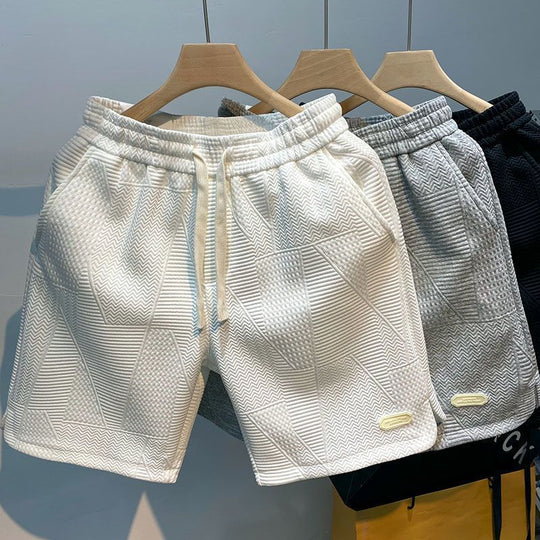 Fashion Personality Wave Pattern Shorts Men