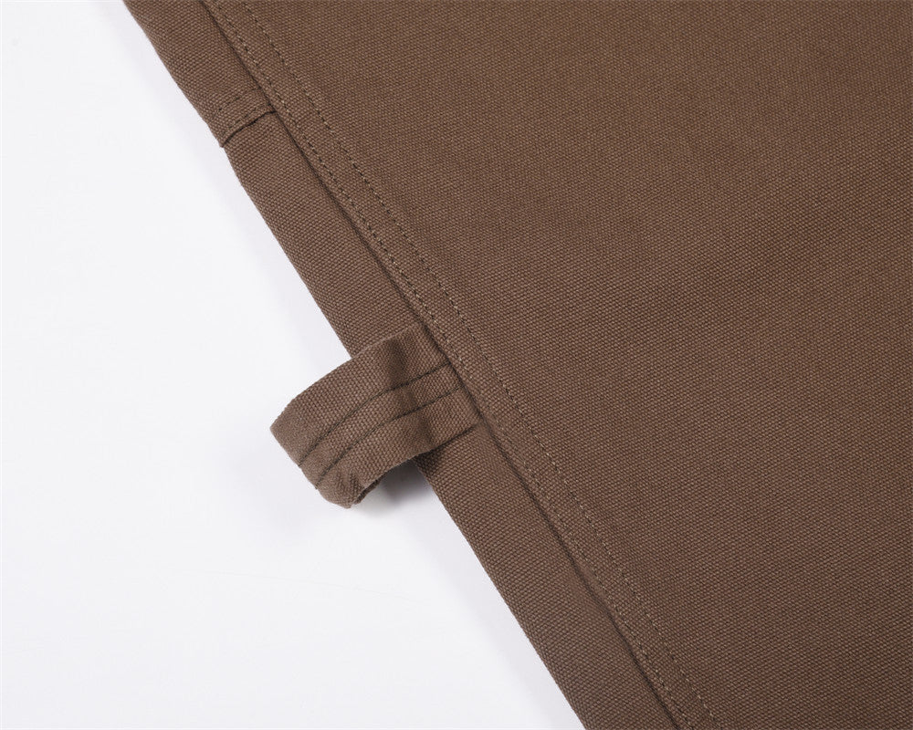 Fashion Zipper Split Casual Trousers Men