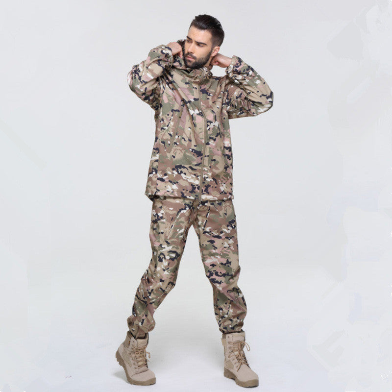 Men And Women Outdoor Windproof And Waterproof Warm Rushing Jacket