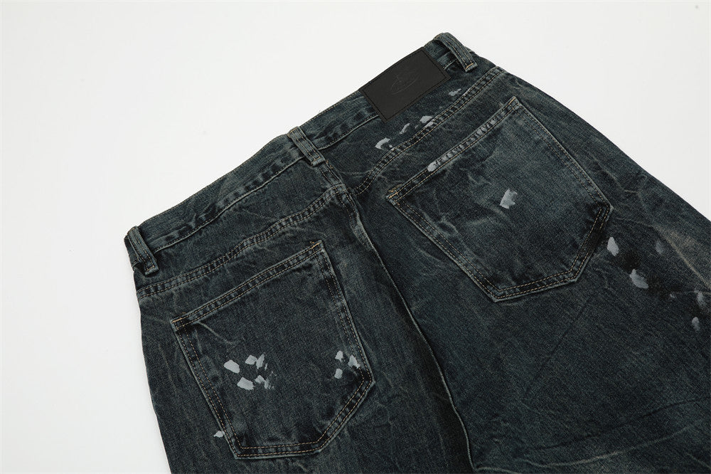 Fashion Printed Straight-leg Trousers Men