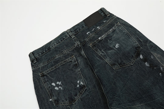 Fashion Printed Straight-leg Trousers Men