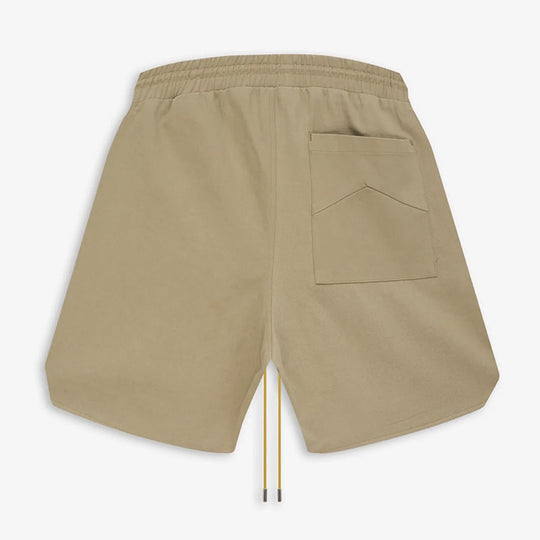 Letter Embroidered Drawstring Shorts For Men And Women
