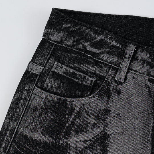 Tie Dye Fashionable Denim Trousers Men